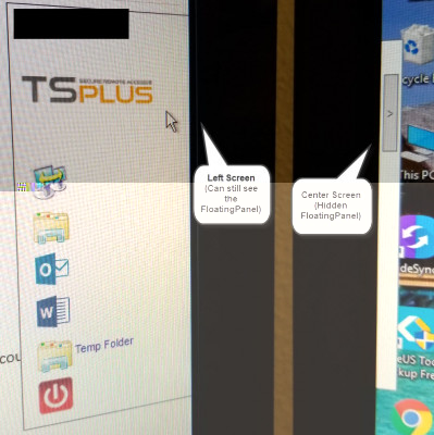 Floating Panel bug on multiple screens